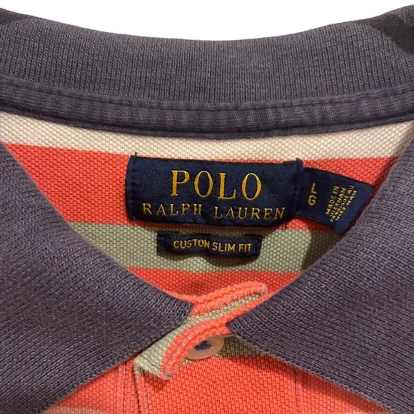 Polo Ralph Lauren Custom Slim Shirt Rainbow - Large - Like New Condition - Picture 3 of 3